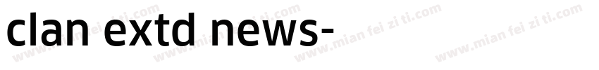 clan extd news字体转换